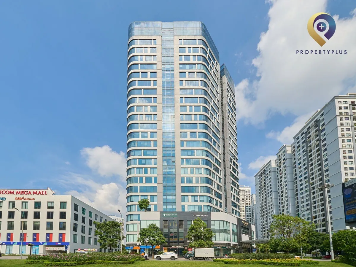Century Tower nhìn từ mặt trước Times City